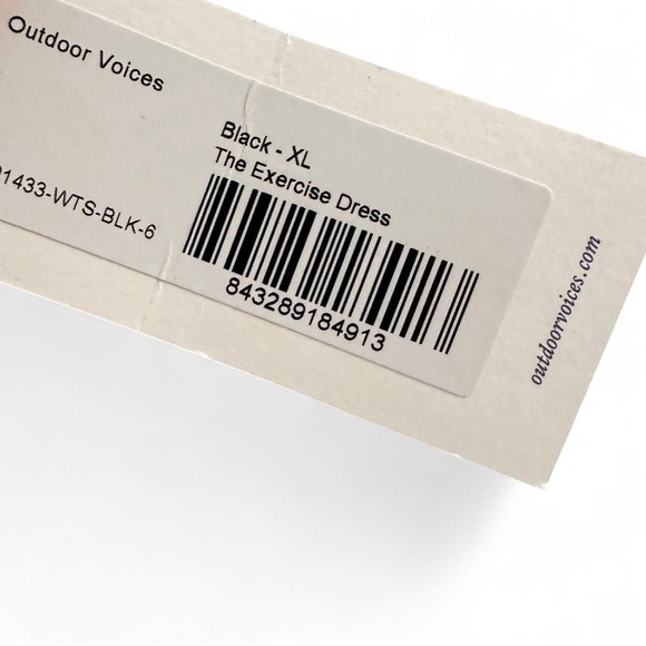 NWT Black Outdoor Voices The Exercise Dress - Picture 5 of 6